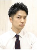 大人ビジネスカジュアル×メンズショート/刈り上げツーブロック