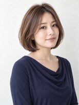 チャチャブラン アミー(cha-cha Blanc Amie)&nbsp;モカブラウン×まとまるレイヤーボブ