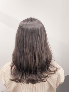 ジーナ 西荻窪(Zina) 小顔セミウェットウェーブピンクベージュハイライトカラー