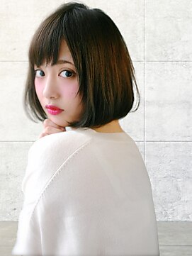 ヘアーアンジェ 南矢野目店(Hair ange) 小顔ショート×ブランジュカラー×ハイライトカラー×イルミナ