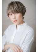 外国人風ハイライトカラー小顔マッシュヘアY浦和10代20代30代