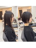 骨格補正と小顔カットで似合わせショートヘア