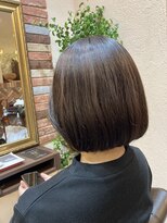 フェイバー 警固店(FAVOR)&nbsp;ぱつっとおさまりボブ/パーソナルカラー診断/縮毛矯正