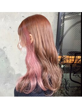 サロンドミルク 原宿(salon de MiLK) ピンクベージュインナーぺールピンク