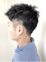 ステア ケース(stair case)&nbsp;メンズ ツーブロック トップポイントパーマ 優しい印象のパーマ