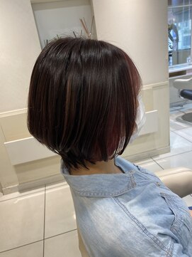 アッシュ 西荻窪店(Ash) ショートヘアでもかわいいインナーピンク