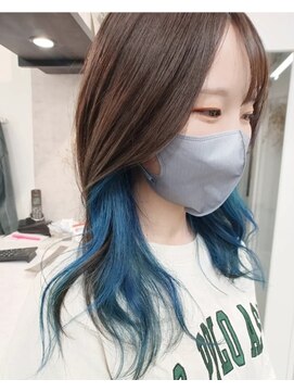 パープル(purple) インナーブルー