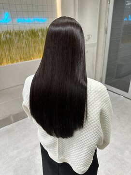 ロンド マーレ 天神大名店(Lond mare) イメチェン/チェリーブラウン/ダークアッシュ/束感/髪質改善