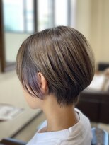 アンダンテヘアケアアンドデザイン(Andante HAIR care&design) パープルインナーカラー・ショート