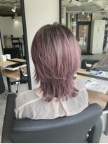 ラフ 難波店(LAFF)&nbsp;#黒髪#ボブルフ#ネビージュ#小顔#ワンレン