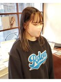 笑顔溢れるフェイスフレーミング/ハイトーン/インナーカラー