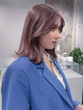 ロンド 表参道店(Lond) ピンクグレージュ ケアブリーチ