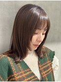 【tricca代官山】ココアベージュ/外ハネボブ