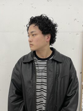 ウェルネス(Wellness) マッシュパーマウルフ波巻きハイライト56