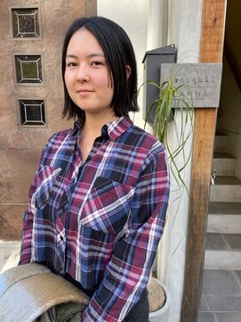 カンナ オーガニック ヘアデザイン(CANNA ORGANIC & HAIR DESIGN) 【CANNA/代官山/ハイトーン】顔まわりレイヤーボブ