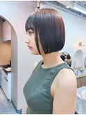 地毛風カラー/ナチュラルレイヤーカット/ショートボブ[船橋]