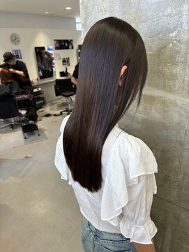 キング 高槻(K!ng) 縮毛矯正髪質改善ハイライトレイヤーカット高槻美容室エクステ