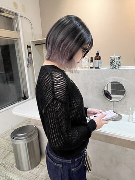 アスラン(ASLAN) 【aslan】ウルフボブ/ハイトーン/デザインカラー