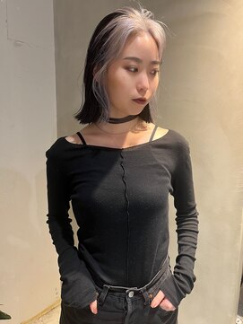 天神美容室 【KASUMI天神美容室】ハイトーン×海外レイヤー