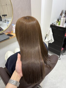 アイズ 横浜(IS) 【JUNKI指名】ミルクティーベージュ/ブリーチなし