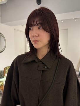 サンデイズド(SUNDAZED) ボルドー/ミディアム/顔周りカット