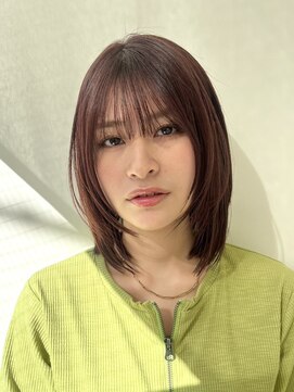 ウル 表参道(HOULe) 【宮田茉悠】髪質改善 ボブ 顔まわりレイヤー 20代 30代[表参道]