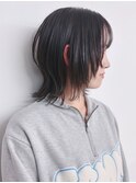 【松戸　テラカド】大人丸みウルフ　前髪あり　絶壁解消　黒髪