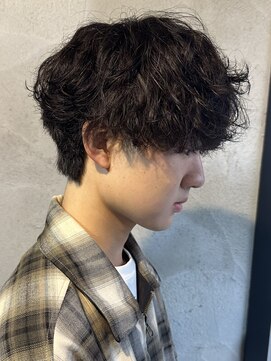 ニアウ 高崎店(Niau) マッシュウルフパーマシャドウパーマメンズパーマメンズカット