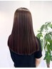 カットカラー ＋トリートメント＋プレックスと３種混合ケラチン使用
