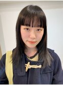 イメチェン/ホワイトブロンド/外ハネボブ/美髪/ワイドバング