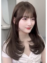 リッカ(LICCA)&nbsp;【RINA】柔らかいふわっとレイヤー×シースルーぱっつん