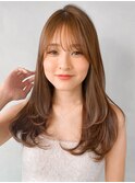 モテ髪愛されナチュラルカールうる艶髪ワンカール小顔カット