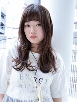 エムスラッシュ 本牧(M.SLASH)&nbsp;ぱっつん前髪/ゆるふわ/姫カットレイヤー/くびれヘア/本牧