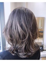 ヘアサロン エフ 渋谷(F)&nbsp;#ウルフカット　#アッシュベージュ　#オリーブベージュ