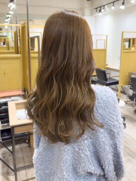セレーネヘアー 難波店(Selene hair) ブリーチなしベージュカラー