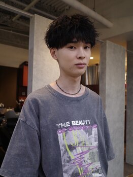 セントラル 三宮店(central)の写真/【メンズカット+スカルプシャンプー￥4000】ONでもOFFでも決まる！自然体のカッコよさ[三宮/men's/メンズ]