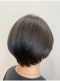 オリーブベージュ×ショート