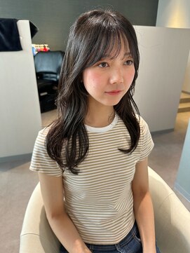 アム(amu) レイヤーカット/ハッシュカット/韓国ヘア/シースルー前髪