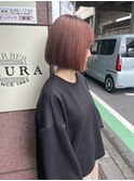 10代20代30代/ボブ/ピンクブラウン/ケアブリーチ［溝の口］