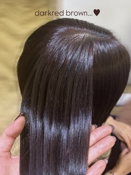 ルアナ ヘア アンド トリートメント(Luana) 大人っぽい魅力的カラー【ディープレッドブラウン】○みれあ