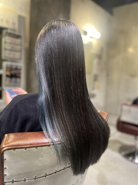 サンカリ 真法院店(SANKARI) ◆ 髪質改善×インナーカラーで魅せる艶ロング