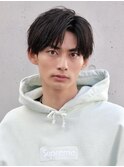 爽やかアップバング好印象ショートヘア刈り上げツーブロック