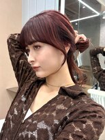 グロー オオミヤ アネックス 大宮(GLROW OMIYA ANNEX) 顔周りカットもみあげカットカラー暖色