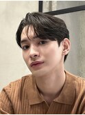 men's/メンズ/刈り上げセンターパート/フェザーパーマ/池袋
