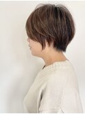 王道くびれショート/20代/30代/40代/新潟ショートボブ/ウルフ