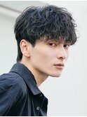原宿メンズパーマルーズパーマシャドウパーマッシュウルフゆるめ