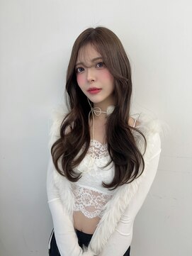 ペレ 栄 アネックス(PELE栄ANNEX) 着物ヘア/ダークアッシュ/ミディアムレイヤーカット/栄