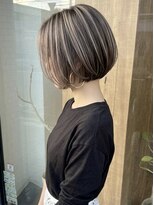 ニコリヘアワークス(nicori hair works) ショート×ハイライト2