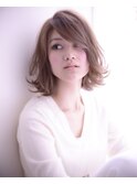 柔らかミディアム☆エアリーボブ