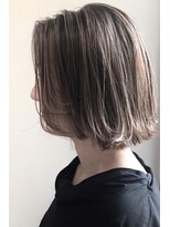 マイティ バイ エイチ(mighty by H)&nbsp;【mighty】ボブ×ナチュラルなハイライトカラー